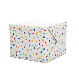 Vibrant Rainbow Polka Dots Gift Wrap - 30" x 5 ft - Premium Quality & Festive Design - Perfect for Birthdays, Showers, & Special Occasions