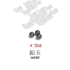 TheHatter Lead Ball Fishing Lead, Made in Japan, Weights 3.5 oz (100 g), Diameter 0.2 inches (4 mm)