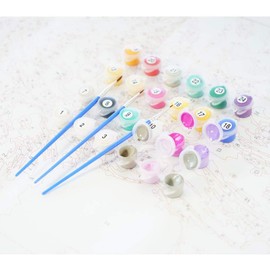 PPTRTYQ DIY Oil Painting by Numbers Adults Children, Golden Retriever Dog Animal Portrait Toy Painting Hand Painted Gifts Number Painting from 5 Oil Wall Art