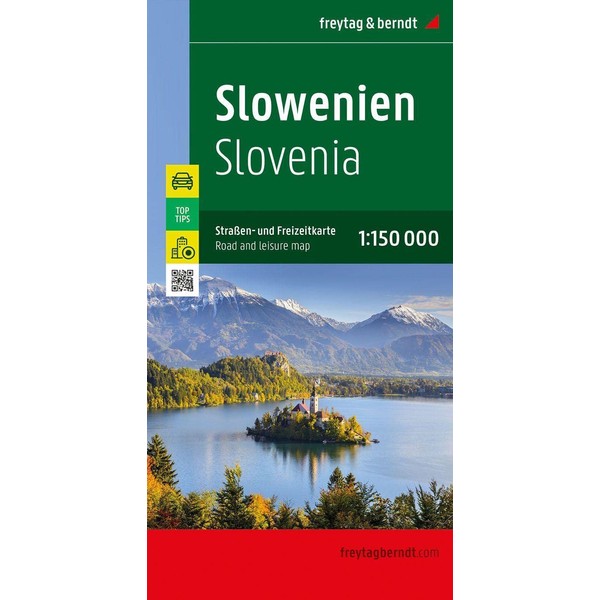 Slowenien, Straßen- und Freizeitkarte 1:150.000, freytag & berndt: Mit Infoguide,