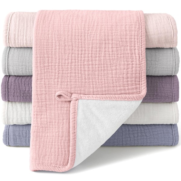 Bearmoss Molleton Cloths Baby 100% Cotton Soft Burp Cloths Baby,