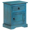vidaXL Bedside Table - Nightstand with Storage - Solid Mango