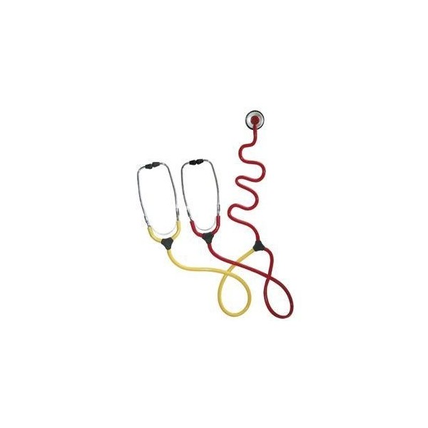 Plano Nurses Teaching Stethoscope Red/Yellow