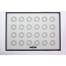 Angel Bake Silicone Mat - Two mats, 0.7 mm thick for even heat distribution and extended durability.