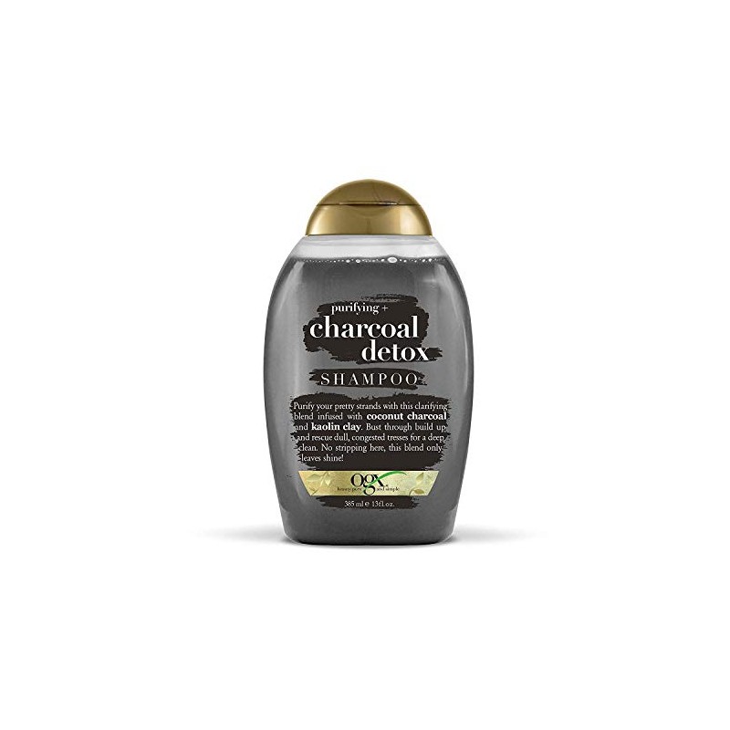 OGX Purifying + Charcoal Detox Shampoo for Buildup Removal and