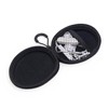AKORD Hard Carrying Case Bag for Earphones, Grey