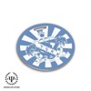 GREEKLIFE.STORE Lambda Sigma Upsilon Luggage Bag Tag (round) - Design: