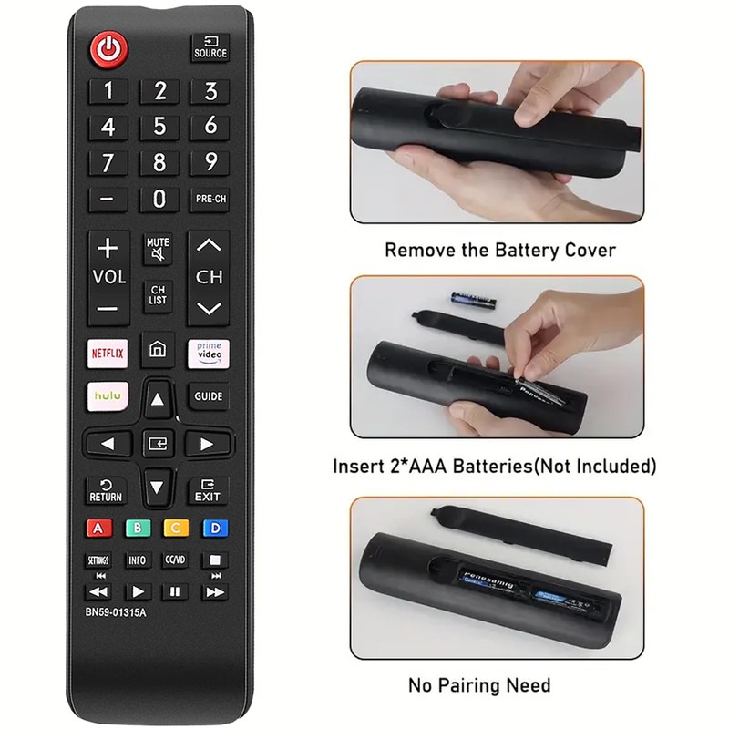 Generic BN59-01315A Universal Remote Control Compatible All Smart LCD 3D