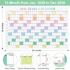 24" x 36" Exellewis 2026 Wall Calendar, Folded Large Paper
