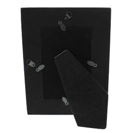 ThisWear High School Graduation Gift Senior 2025 Word Art Laser Engraved Leatherette 8x10 Photo Frame Navy