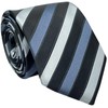 RETREEZ 3 Color Stripe Microfiber Woven Men's Tie Necktie -
