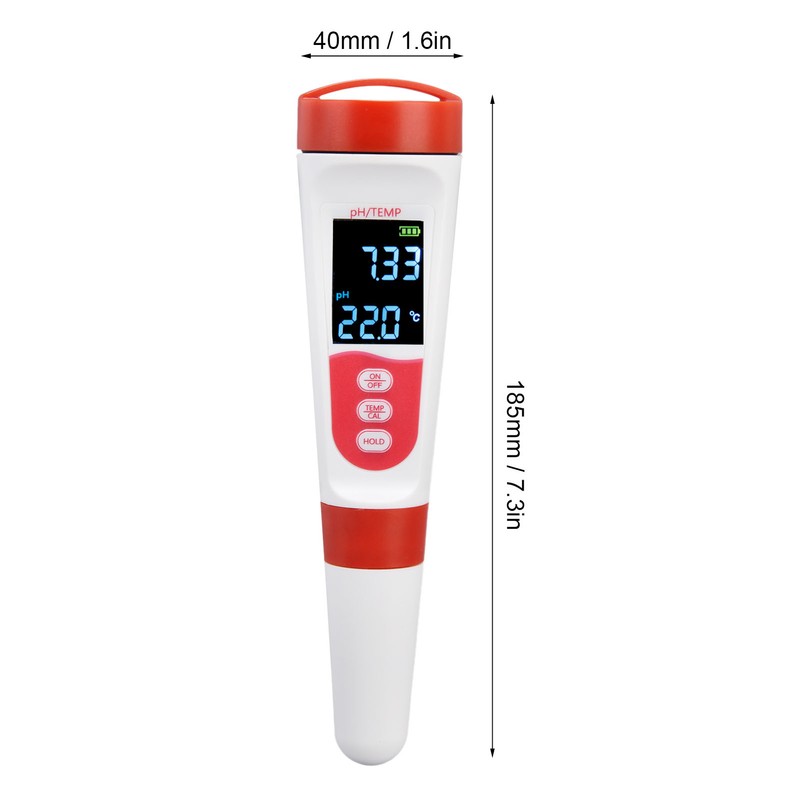PH Tester Strong Operability LCD Mode Accurately Measure Durable Material