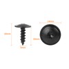 sourcingmap 30pcs Screw Bolt Retainer Fender Liner Under Cover Screw