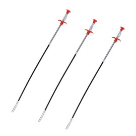 Pack of 3 Claw Grabber, 60 cm Gripper Flexible and Powerful, Sewer Excavator Device with Grab Hook, Four Claws that Bend Waste Hair Excavator Device, Widely Used for Sink, Sink Blockage