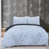 Sleepdown Polka Dots Reversible Black White Mono Duvet Cover Quilt