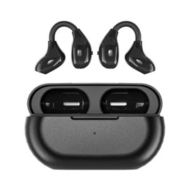 Quidnuran Clip on Earbuds Open Earbuds Wireless Earphones Wireless Bluetooth 5.3 Clip on Headphones Sports Earphones Open Ear Headphones Built-in Microphone with Charging Case for Runnin MY14