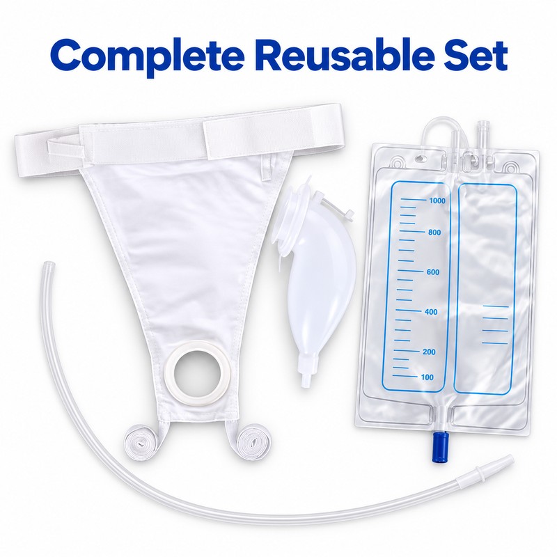 1000ml Reusable Urine Collection Bag for Men and Women –