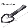 JDM Ring Heart Shaped Car Handle Straps,Rear Bumper Warning Rings