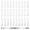 INCREWAY 30Pcs Non Slip Drawer Stops, 3 Sizes Plastic Drawer