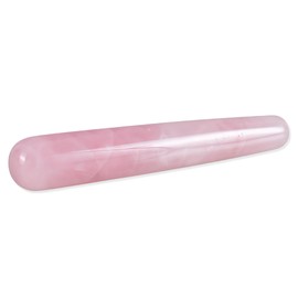 Rose Quartz Jade Roller Real Jade Gua Sha Board Mushroom Massager Face Lifting Tool Facial Guasha Massage tool (Rod shape)