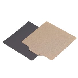 Flexible Spring Steel Plate Double Sided PEI Powder Magnetic Plate 3D Printer Build Plate 125x125MM