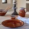 Casafina Ceramic Stoneware 10'' Dinner Plate - Poterie Collection, Caramel