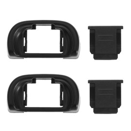 EP-11 Eyecup Eyepiece Viewfinder, Hot Shoe Protective Cover, Compatible with Sony A6000 A6100 A6300 A6400 A6500 A6600 A3500 A3000 A58 NEX-6 ZV1 ZV1 A7C, Etc.