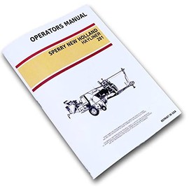 New Holland 281 Hayliner Square Baler Owners Operators Manual Maintenance