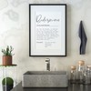 Nastami Poster, Badezimmer Definition, DIN A4, Bathroom Poster, Definition Wall