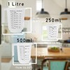 Plastic Lightweight Kitchen Measuring Jug Set of 3, Sturdy Hardwearing,