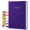 WEMATE Recipe Book to Write in Your Own Recipes, Hardcover