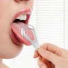 GeeRic Set de 2 Cepillo de Lengua de Acero Inoxidable
