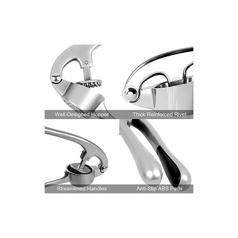 Youngland's Garlic Press, Garlic Crusher, Crush Garlic & Ginger with