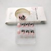 24 Pcs Pink Gradient Press on Nails Short Square WLGDLH