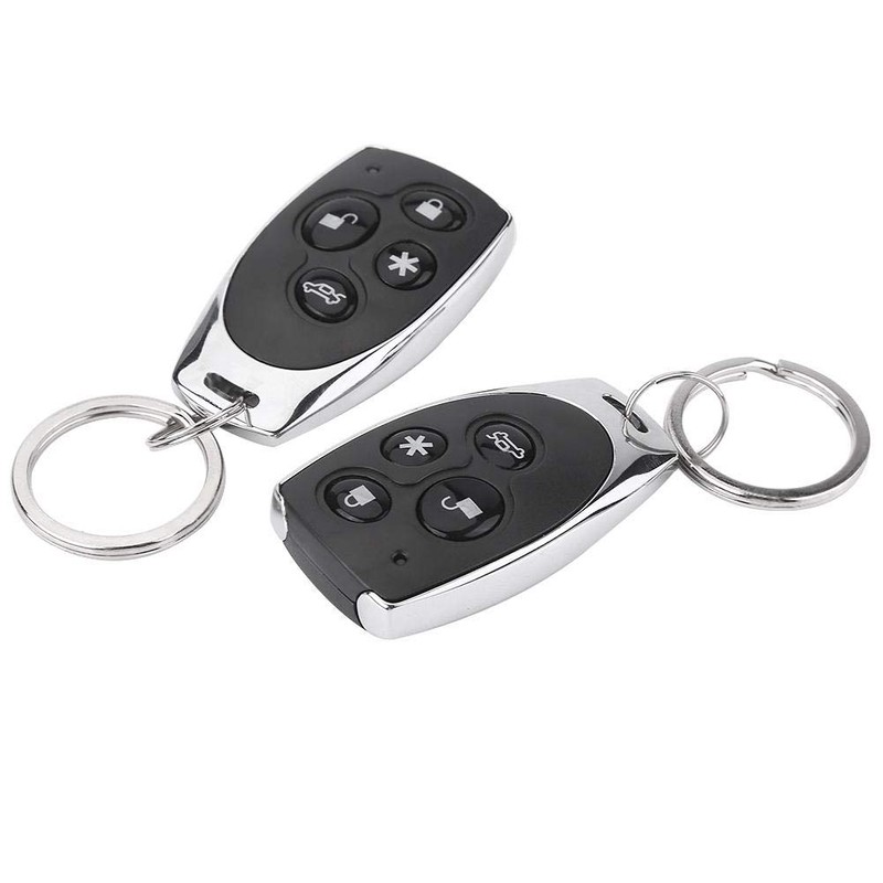 Vehicle Security System with 2 Remote Controls Car Alarm Security