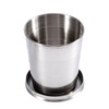 Asixx Stainless Steel Folding Cup, Extendable Cup, Outdoor, Small, Lightweight,