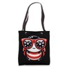 Ladybug 4th of July US Flag Patriotic Tote Bag