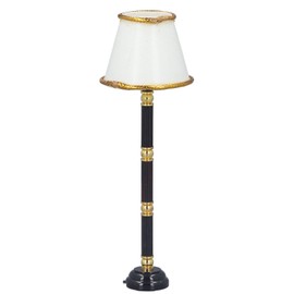 Mini LED Floor Lamp for 1:12 Dollhouse Miniature Table Lamp Metal Mini LED Floor Lamp Floor Stand for Dollhouse Floor Stand LED Dollhouse Miniature Lighting Fun Interaction