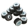 JDIEOQA 10Pcs Motorcycle Rubber Grommets Bolt Kit, Pressure Relief Motorbike
