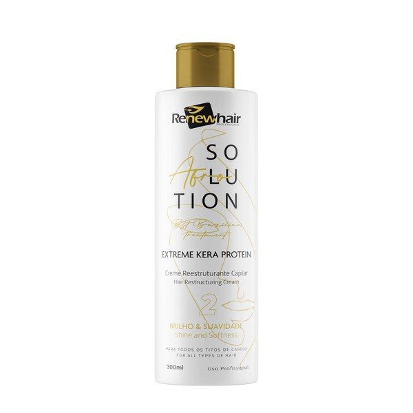 Renew Hair Professional Brazilian Afro Smoothing treatment,Kera Protein,Texture Release 300ml