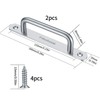 2 Pcs Barn Door Handles, Sliding Door Pull Handles, Stainless