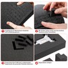 Pack of 2 Grid Foam Foam Black 405 x 305