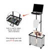 X-cosrack Freestanding Toilet Paper Holder Toilet Tissue Rack Scroll Stand