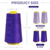 All-Purpose Polyester Sewing Thread - 4-Pack (12,000 Yards Total) -