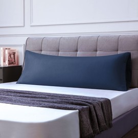 Cushion Cover 50 x 135 cm, Set of 2 - Premium Microfibre Super Soft Cushion Cover 50 x 135 cm - Dark Blue