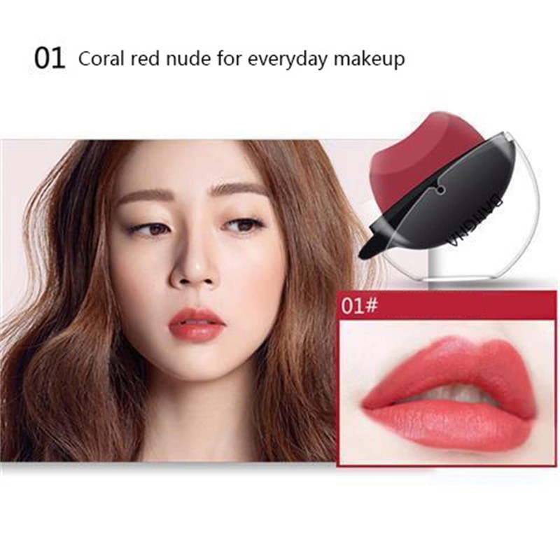 dhaonxb New Lazy Moisture Long-Lasting Lipstick Beginner Matte Velvet Mist