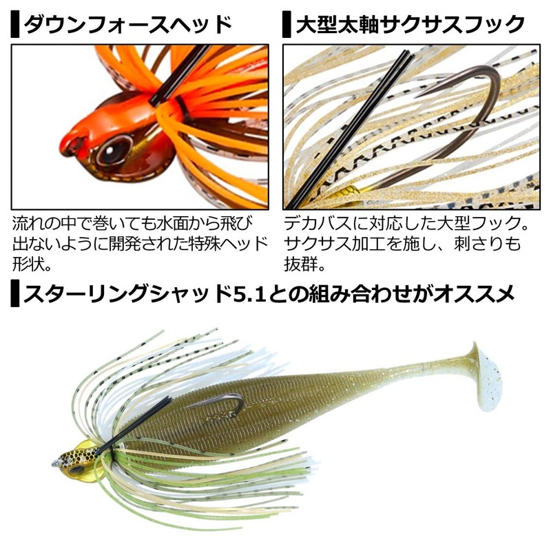 Daiwa Rapids Swimmer Bass Lure, 5/8 oz, Black