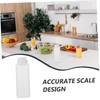 HOMSFOU Reusable Oil Bottle 200ml Sauce Bottle Scale Leakproof Condiment