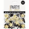 Unique 24879 Large Foil Confetti-Stars & Caps Graduation Party, Multicolour