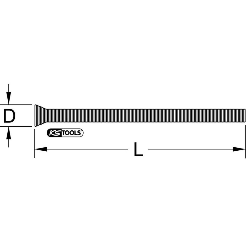 Ks Tools 203.0014 Copper Tube External Bending Spring 14mm Small